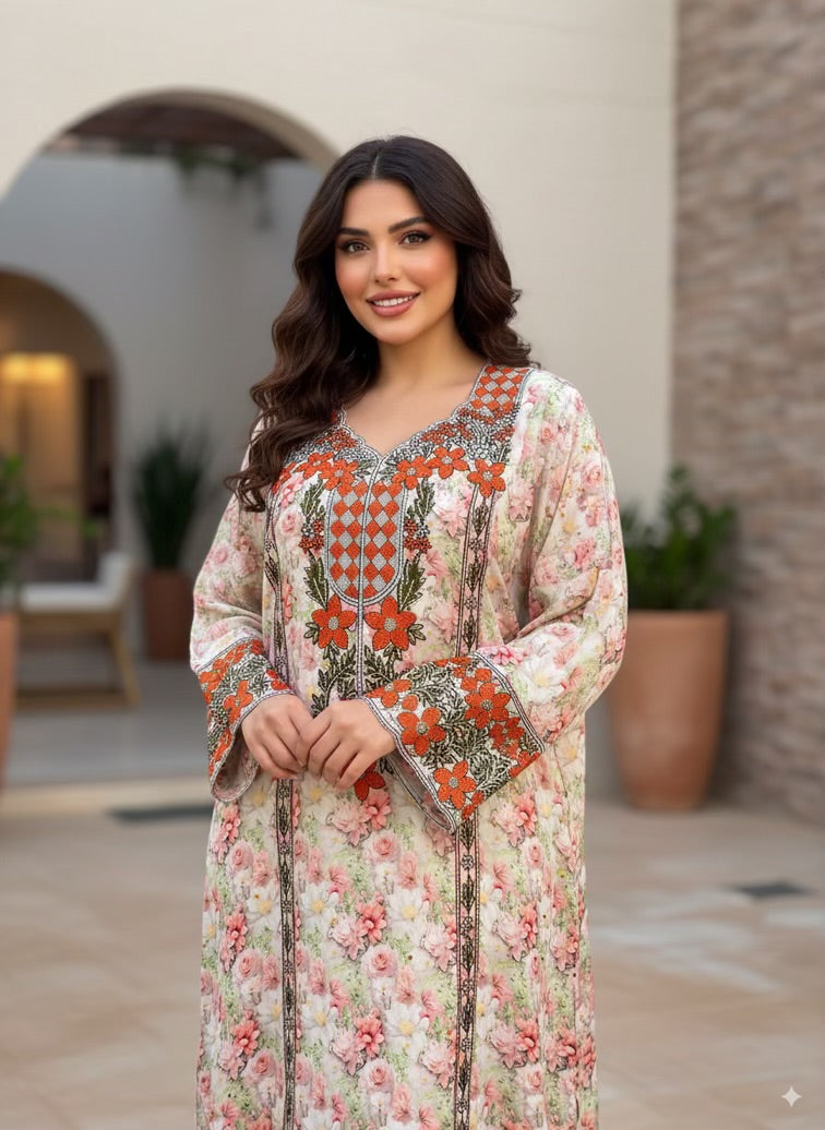 حرير إيطالي دجتال بدون شيلة